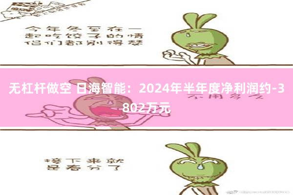 无杠杆做空 日海智能：2024年半年度净利润约-3802万元