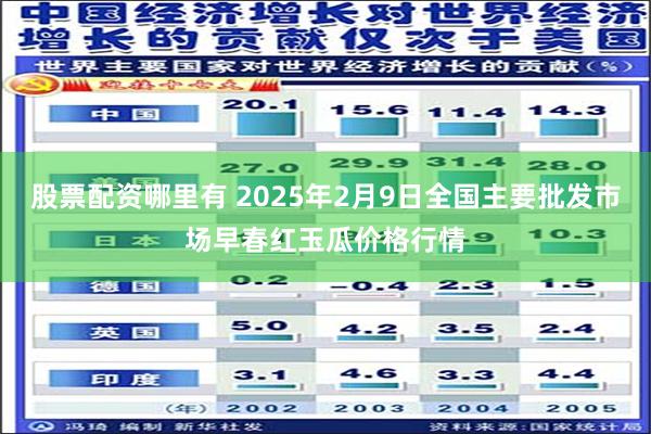 股票配资哪里有 2025年2月9日全国主要批发市场早春红玉瓜价格行情